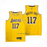 Maglia Los Angeles Lakers x X-box Master Chief #117 Giallo