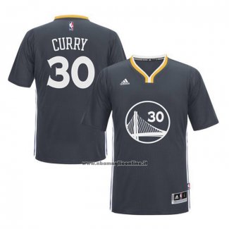 Maglia Manica Corta Golden State Warriors Stephen Curry No 30 Nero
