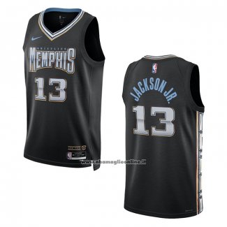 Maglia Memphis Grizzlies Jaren Jackson JR. #13 Citta 2022-23 Nero