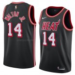 Maglia Miami Heat Derrick Walton Jr. NO 14 Classic 2018 Nero