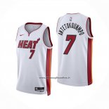 Maglia Miami Heat Giannis Antetokounmpo No 7 Association Bianco