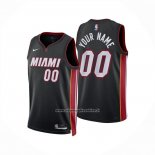 Maglia Miami Heat Personalizzate Icon 2024-25 Nero