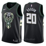 Maglia Milwaukee Bucks Rashad Vaughn NO 20 Statement 2017-18 Nero