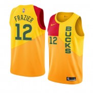 Maglia Milwaukee Bucks Tim Frazier NO 12 Citta 2018-19 Giallo