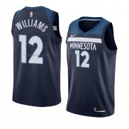 Maglia Minnesota Timberwolves C. J. Williams NO 12 Citta 2018 Grigio