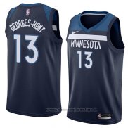 Maglia Minnesota Timberwolves Marcus Georges-Hunt NO 13 Icon 2018 Blu
