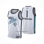 Maglia Nba All Star 2026 Victor Wembanyama No 1 Bianco