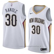 Maglia New Orleans Pelicans Julius Randle NO 30 Association 2018 Bianco