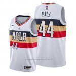 Maglia New Orleans Pelicans Solomon Hill NO 44 Earned Bianco
