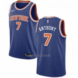Maglia New York Knicks Carmelo Anthony #7 Icon Blu