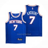 Maglia New York Knicks Carmelo Anthony #7 Statement 2020-21 Blu