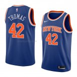 Maglia New York Knicks Lance Thomas NO 42 Icon 2018 Blu