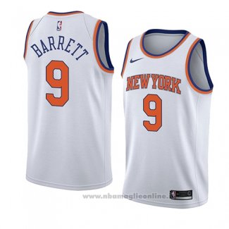 Maglia New York Knicks R.j. Barrett NO 9 Statement 2019-20 Bianco