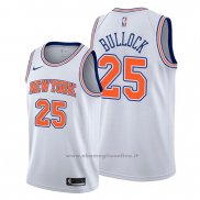 Maglia New York Knicks Reggie Bullock NO 25 Statement Bianco