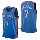 Maglia Oklahoma City Thunder Carmelo Anthony #7 Icon Blu