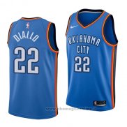 Maglia Oklahoma City Thunder Hamidou Diallo NO 22 Icon 2018 Blu