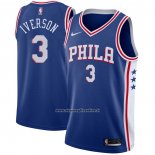Maglia Philadelphia 76ers Allen Iverson #3 Icon Blu