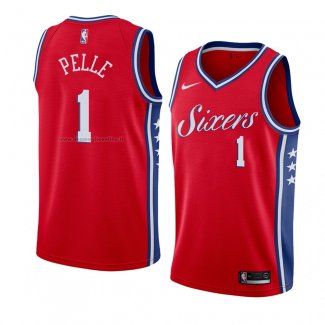 Maglia Philadelphia 76ers Norvel Pelle NO 1 Statement 2018 Rosso