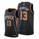 Maglia Phoenix Suns Cameron Johnson NO 13 Statement 2019-20 Nero