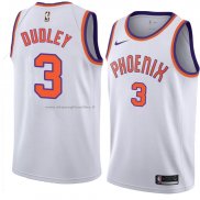 Maglia Phoenix Suns Jarojo Dudley NO 3 Hardwood Classic 2018 Bianco