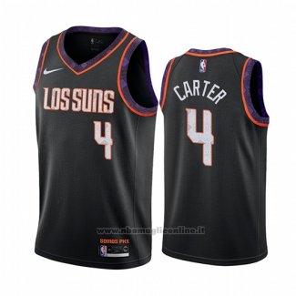 Maglia Phoenix Suns Jevon Carter NO 4 Citta Nero