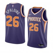 Maglia Phoenix Suns Ray Spalding NO 26 Icon 2018 Viola