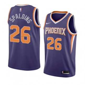 Maglia Phoenix Suns Ray Spalding NO 26 Icon 2018 Viola