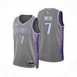 Maglia Sacramento Kings Chimezie Metu #7 Citta 2022-23 Grigio