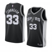 Maglia San Antonio Spurs Dante Cunningham NO 33 Icon 2018 Nero