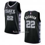 Maglia San Antonio Spurs Malaki Branham #22 Statement 2022-23 Nero