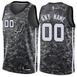 Maglia San Antonio Spurs Personalizzate Citta 17-18 Bianco