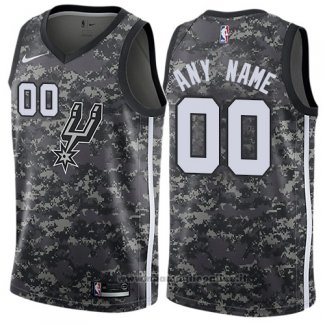 Maglia San Antonio Spurs Personalizzate Citta 17-18 Bianco