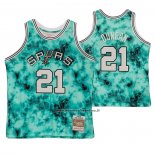 Maglia San Antonio Spurs Tim Duncan #21 Galaxy Verde