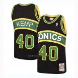 Maglia Seattle SuperSonics Shawn Kemp #40 Mitchell & Ness 1994-95 Nero