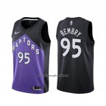 Maglia Toronto Raptors DeAndre Bembry #95 Earned 2020-21 Nero Viola