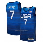 Maglia USA 2021 Kevin Durant #7 Blu