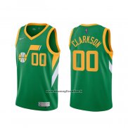 Maglia Utah Jazz Donovan Jordan Clarkson #00 Earned 2020-21 Verde