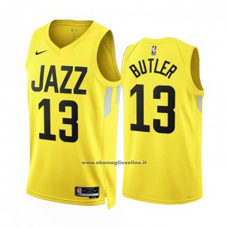 Maglia Utah Jazz Jared Butler #13 Icon 2022-23 Giallo