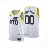 Maglia Utah Jazz Personalizzate Association 2024-25 Bianco