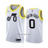 Maglia Utah Jazz Talen Horton-tucker #0 Association 2022-23 Bianco