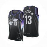 Maglia Utah Jazz Walter Clayton Jr No 13 Statement 2025-26 Nero