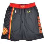 Pantaloncini Atlanta Hawks Icon 2018-19 Nero2