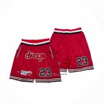 Pantaloncini Chicago Bulls Just Don Rosso1  Pantaloncini Chicago Bulls Just Don Rosso1