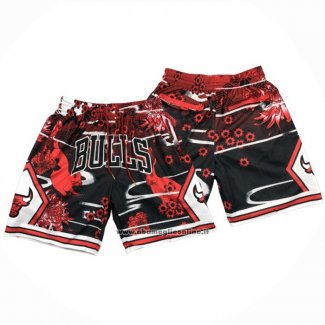 Pantaloncini Chicago Bulls Lunar New Year Mitchell & Ness Just Don Rosso