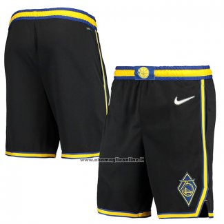 Pantaloncini Golden State Warriors Citta Edition 2021-22 Nero