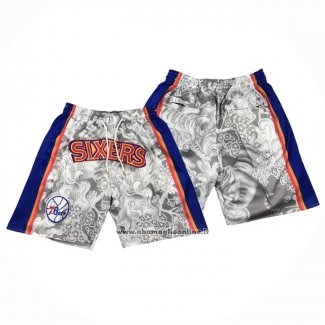 Pantaloncini Philadelphia 76ers Special Year of The Tiger Bianco