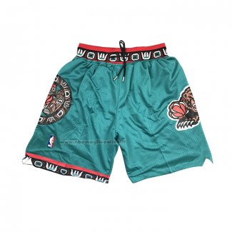 Pantaloncini Vancouver Grizzlies Verde