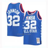 Maglia All Star 1985 Magic Johnson #32 Blu