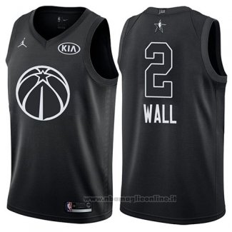 Maglia All Star 2018 Washington Wizards John Wall NO 2 Nero