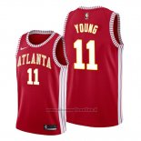 Maglia Atlanta Hawks Trae Young NO 11 Classic Rosso